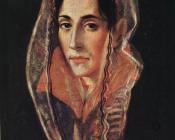 Female Portrait - 埃尔·格列柯